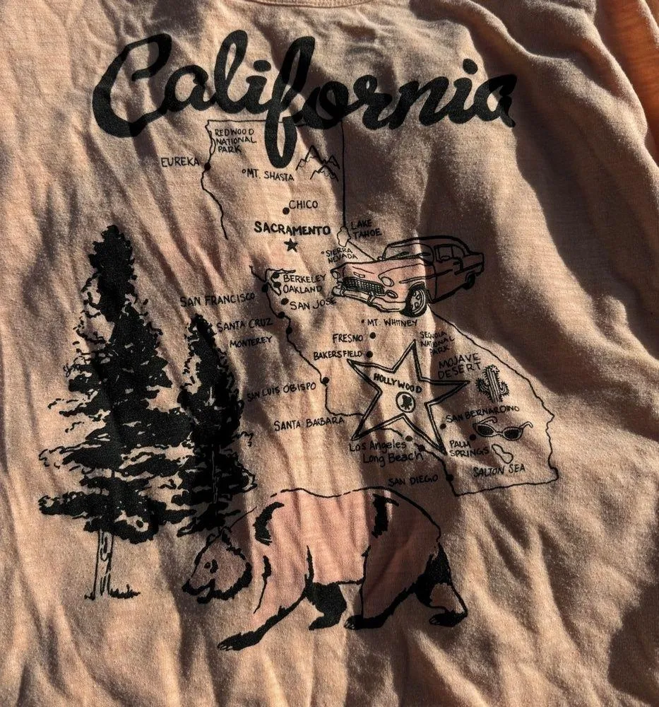 Slub-Knit Boxy California Tee - Image 2