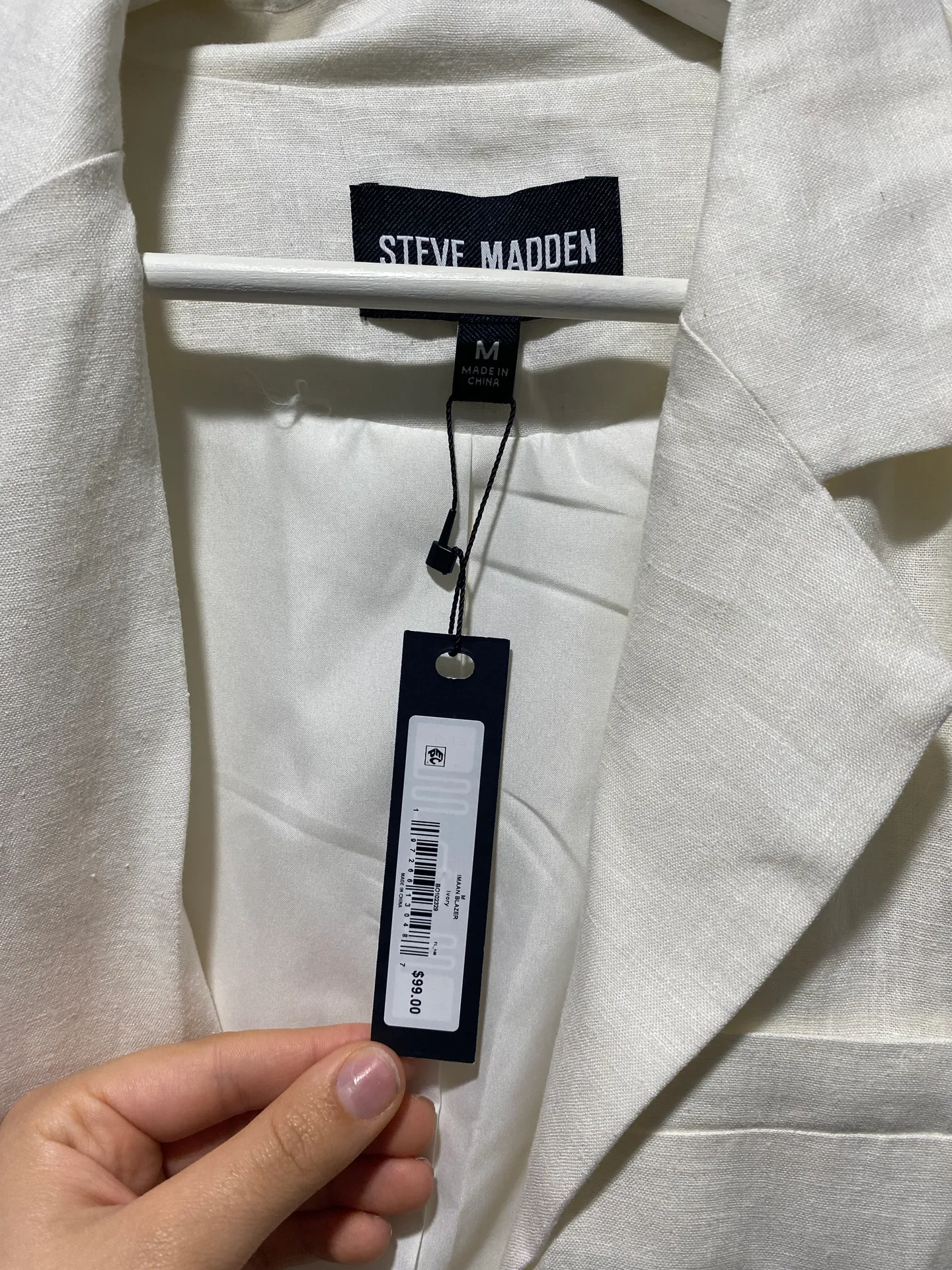 White Size Medium Blazer - Image 2