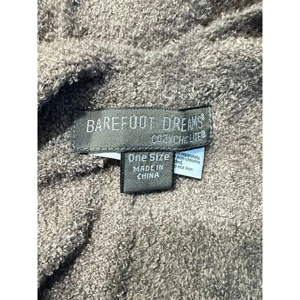 Barefoot Dreams Cozychic Ultra Lite Poncho Women's One Size Brown - Image 7