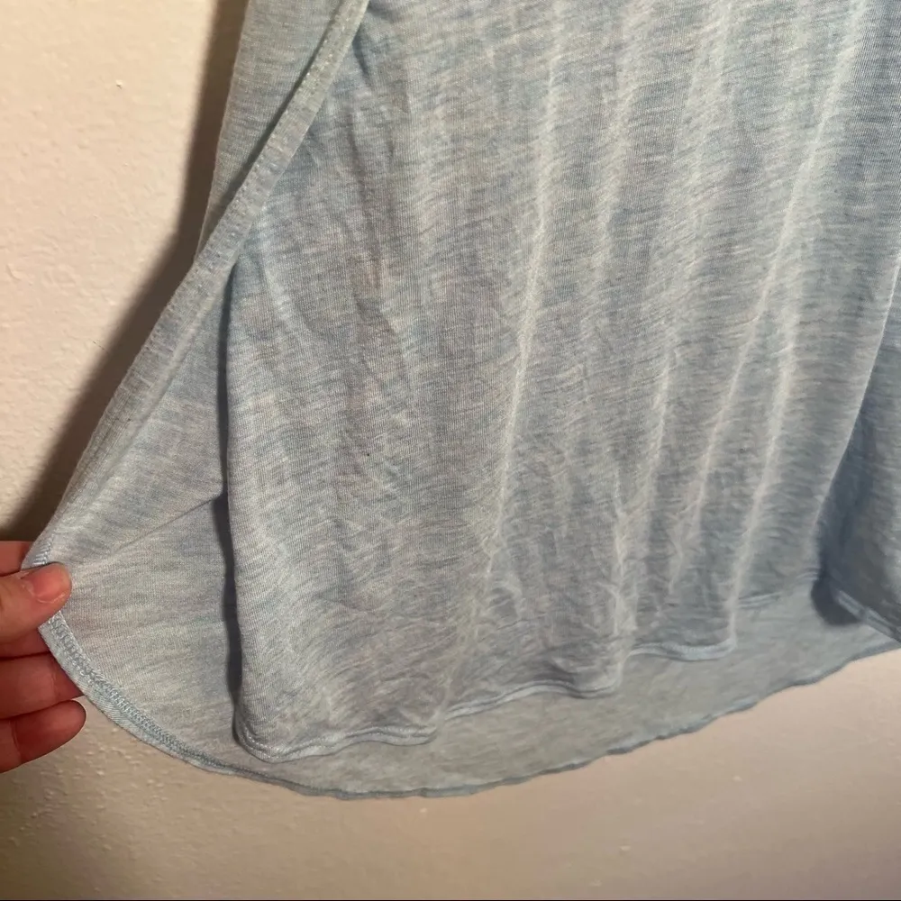 Old Navy Tulip Hem Tank Top Light Heather Blue - Image 4