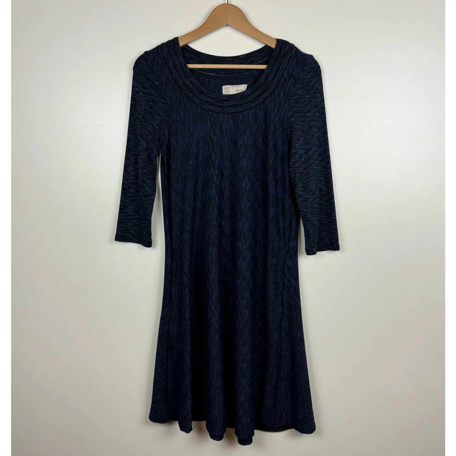 Saturday + Sunday Anthropologie Narva Swing Dress in Navy Sz S | Boho Everyday‎ - Image 6