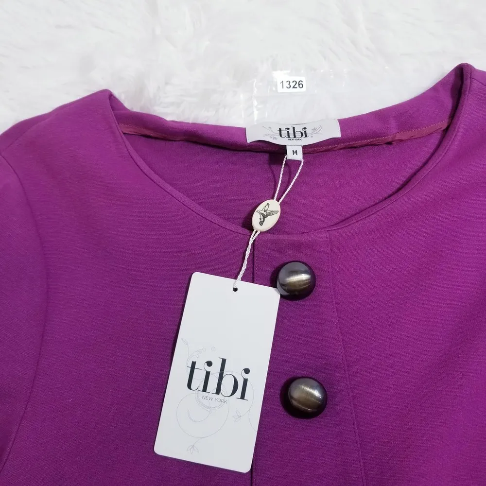 TIBI New York Purple Shift Dress - Image 10
