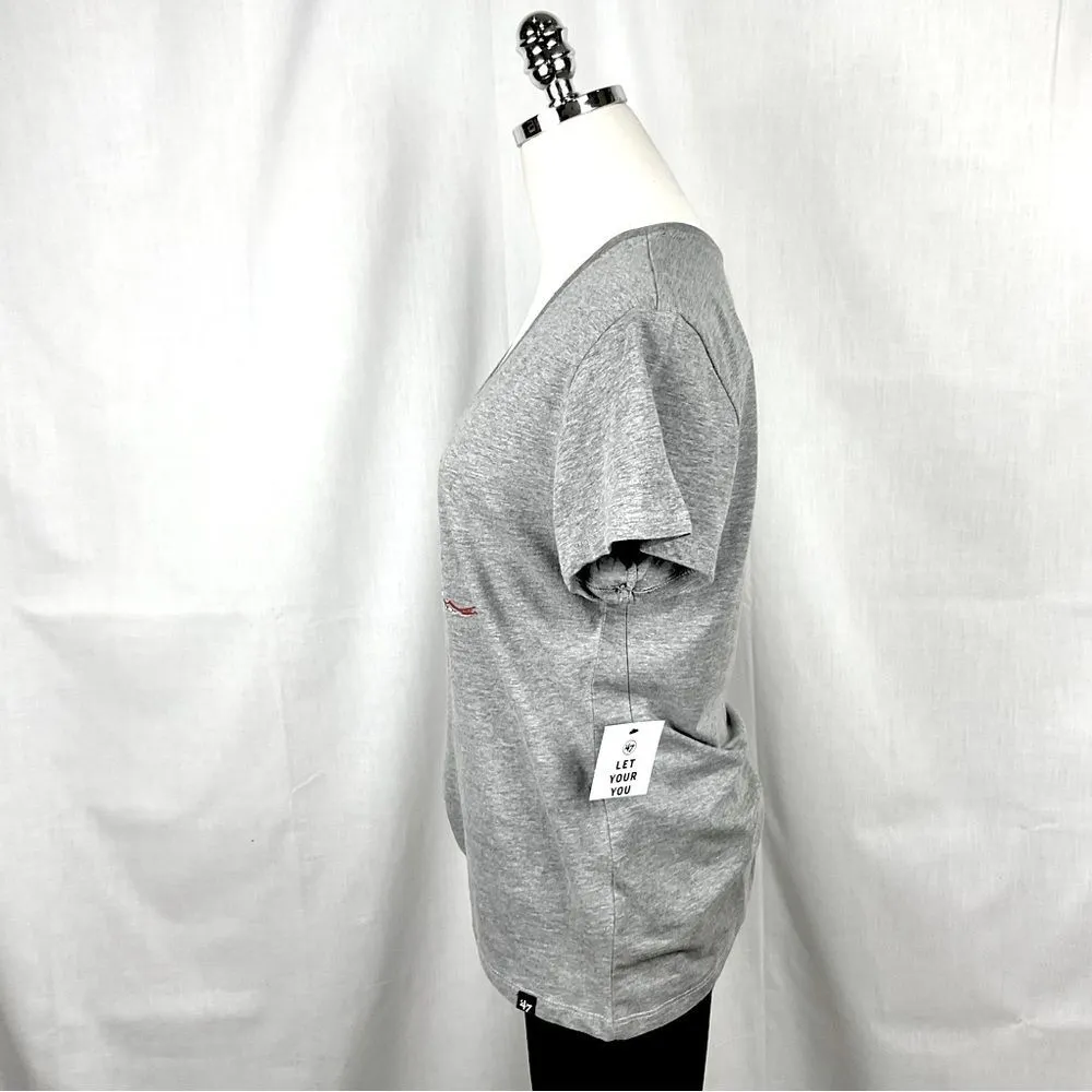 Alabama Roll Tide T-Shirt Grey Short Sleeve Graphic Tee ‘47 Brand Sz Med New - Image 4