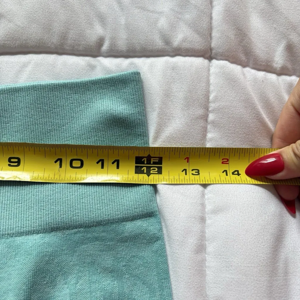 Gymshark Adapt Camo Seamless Leggings Blue Womens Yoga Gym Activewear - Image 3