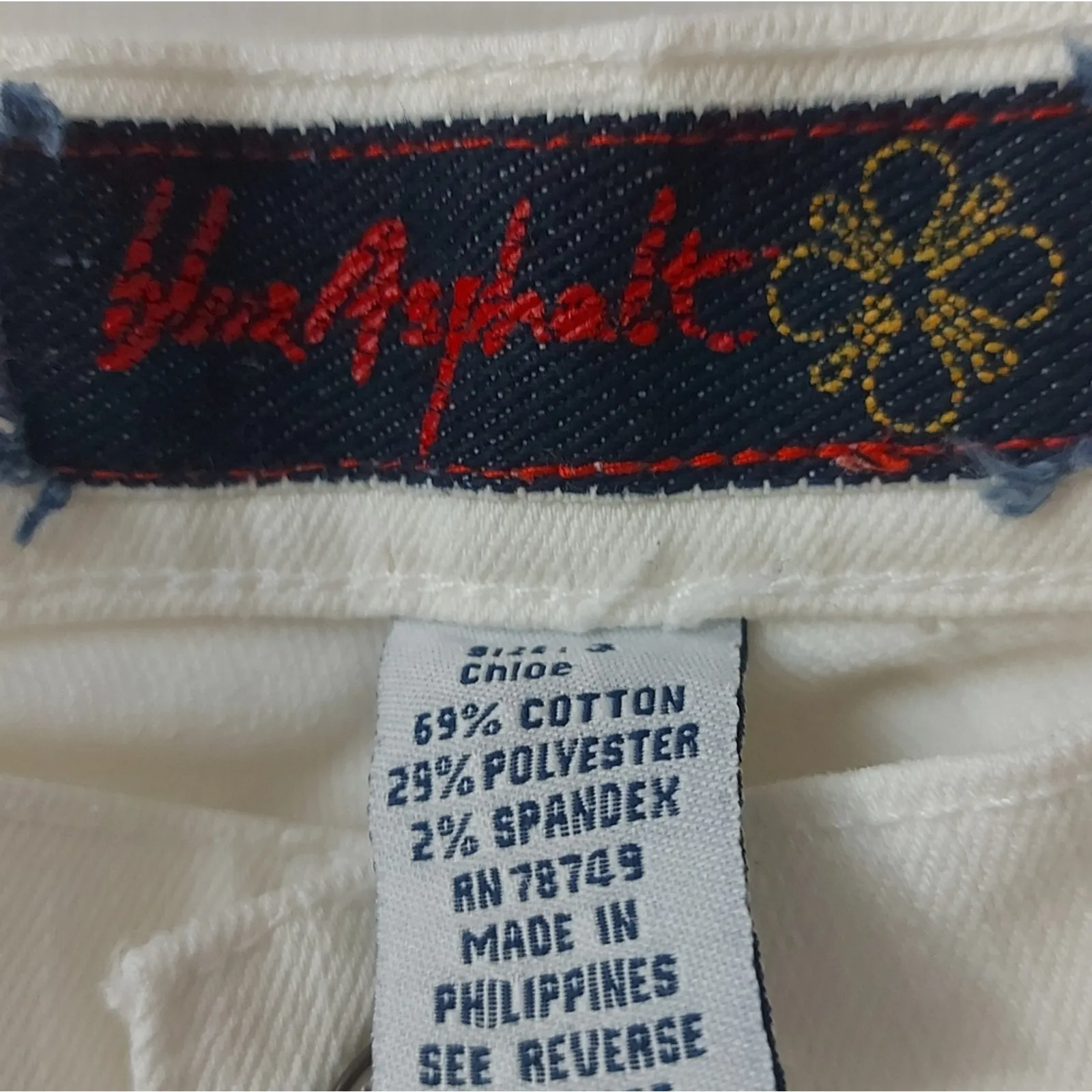 Blue Asphalt White "Chloe" Jean Junior 3 Casual Bohemian Classic Preppy Cowgirl Size undefined - Image 8