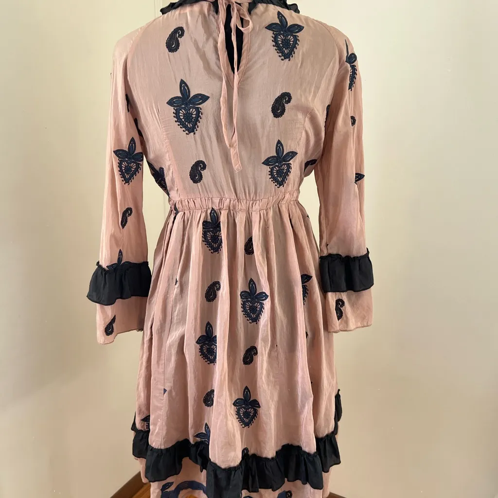 Odd Molly Unincorporated For Anthropologie Cotton/Silk Dress - Image 5