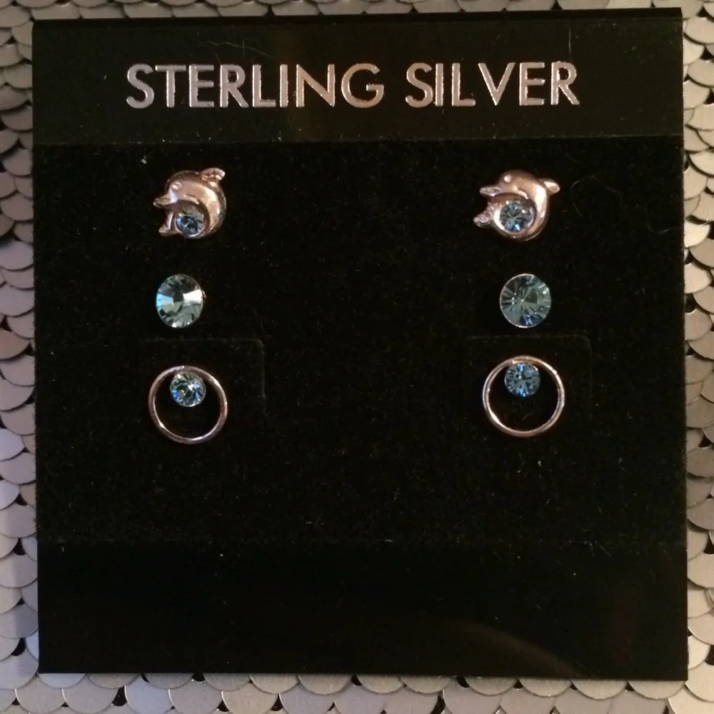 Genuine Swarovski Crystal Stud Earrings - Image 2