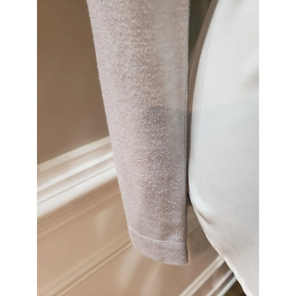 Loft Blouse Top Womens XS White High Low Polyester Long Sleeve V Neck Pullover - Image 11