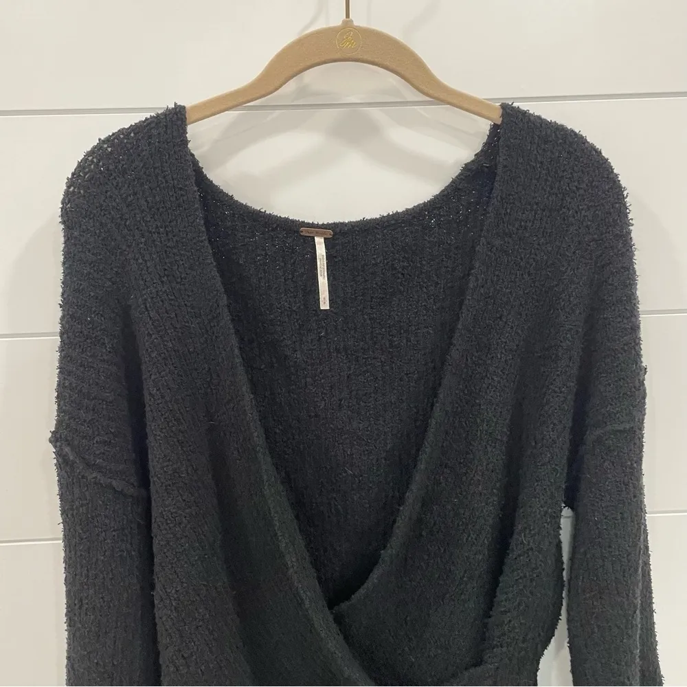 Free People Sensual Wrap Sweater Small - Image 8