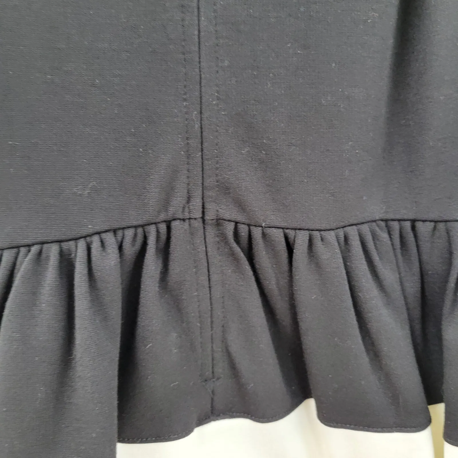 Bar III Womens Dress XS Black White Sleeveless Fit & Flare‎ A Line Stretch Mini - Image 8