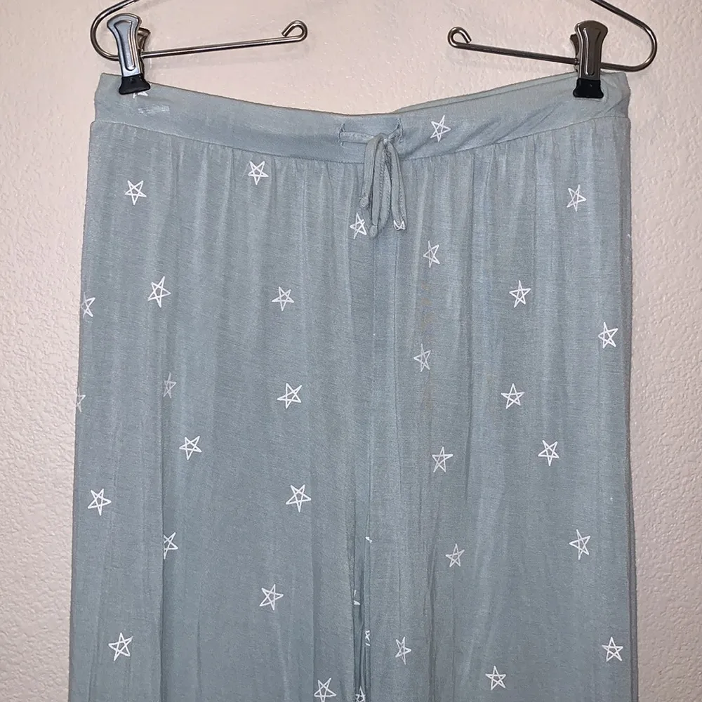 Honeydew Blue Stars Stretchy Capri pajama Pants - Image 2