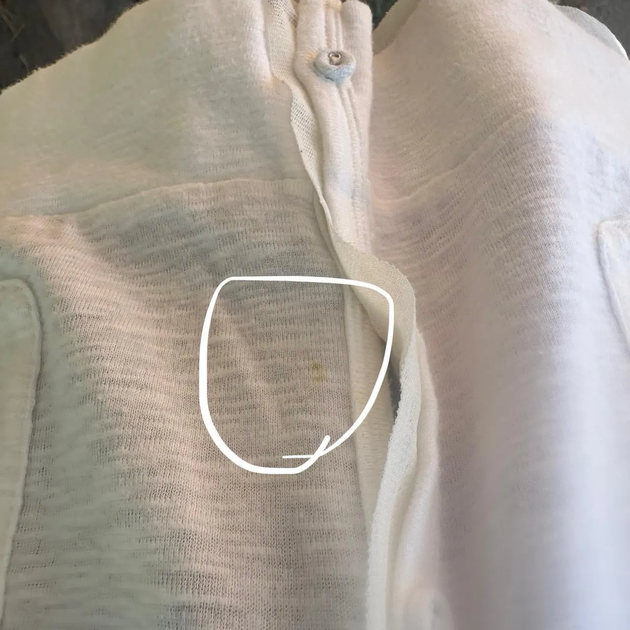 Vintage cardigan large cotton 3/4 sleeve cardigan  - Image 5