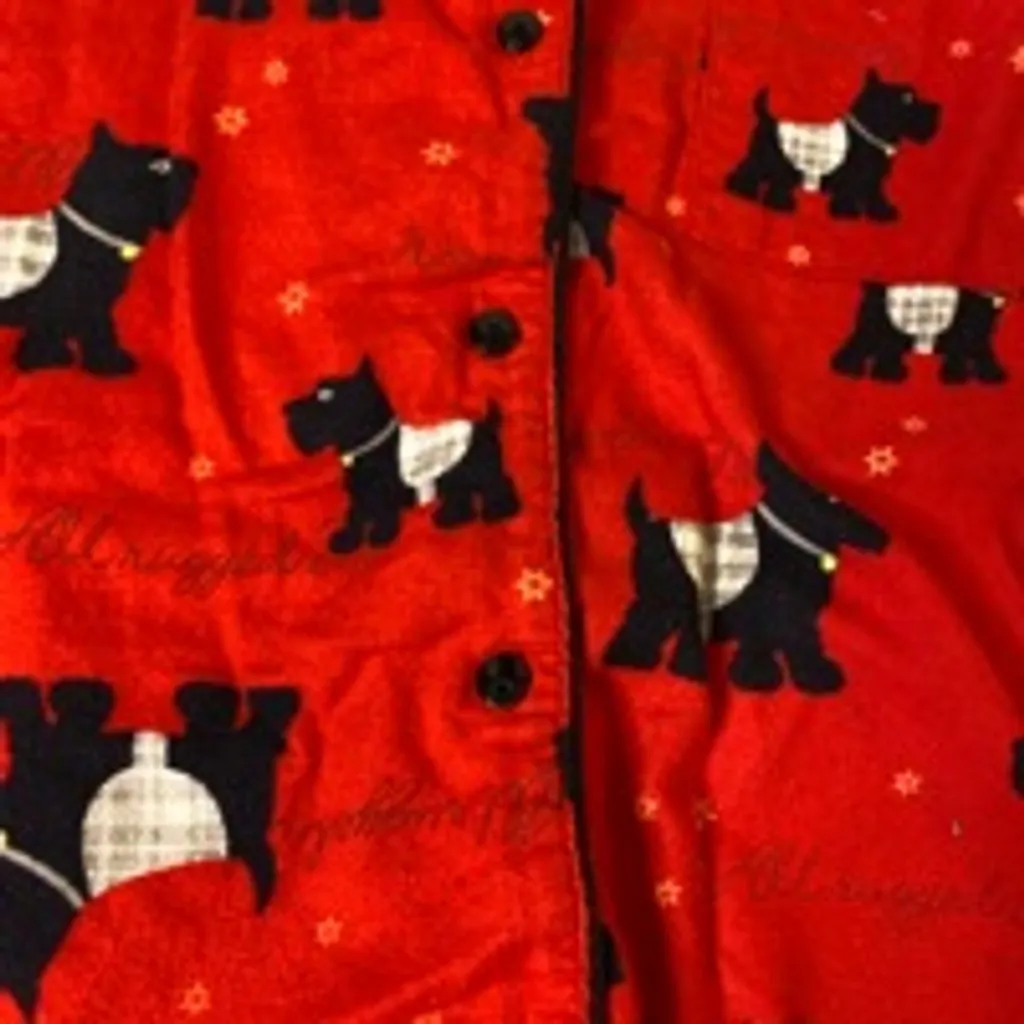 Classic Elements Red Black Women's Pajamas M (10-12) - Image 5