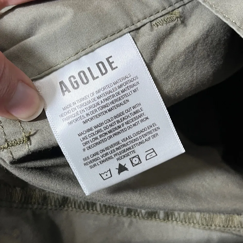 AGOLDE Daria Women's Utility Pant 25 NWOT Duffel Wide Leg Stretch Twill Cropped - Image 10