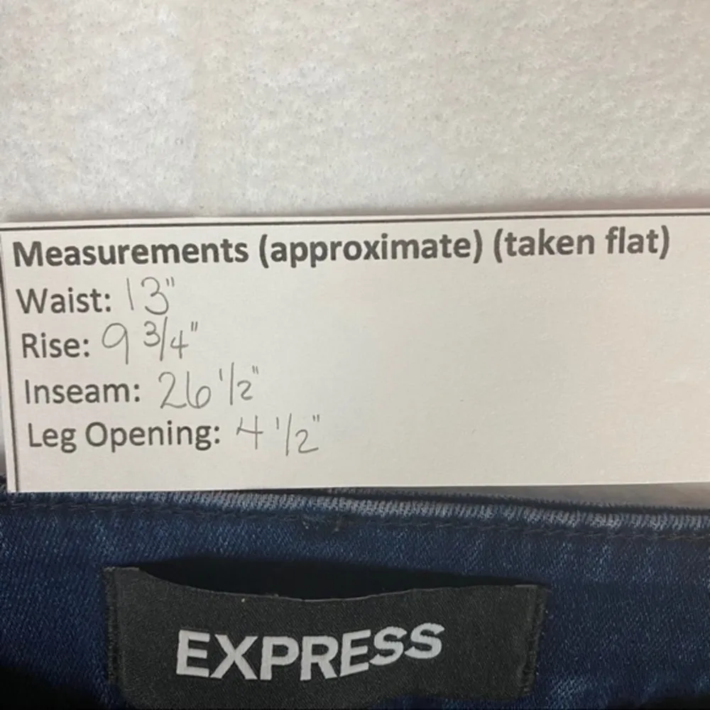 EXPRESS  Perfect Curves Ankle‎ Legging Jean - Image 2