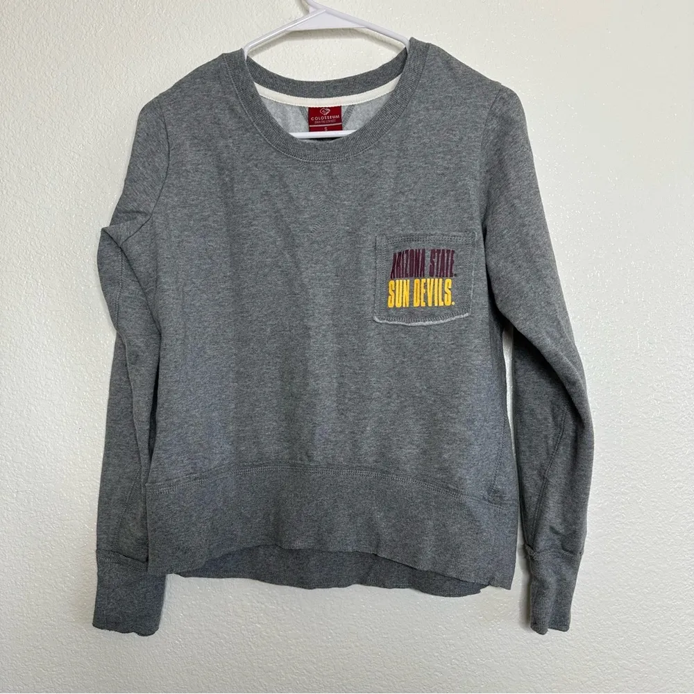 Colosseum Arizona State Sun Devils Crewneck Long Sleeve pullover Small - Image 2