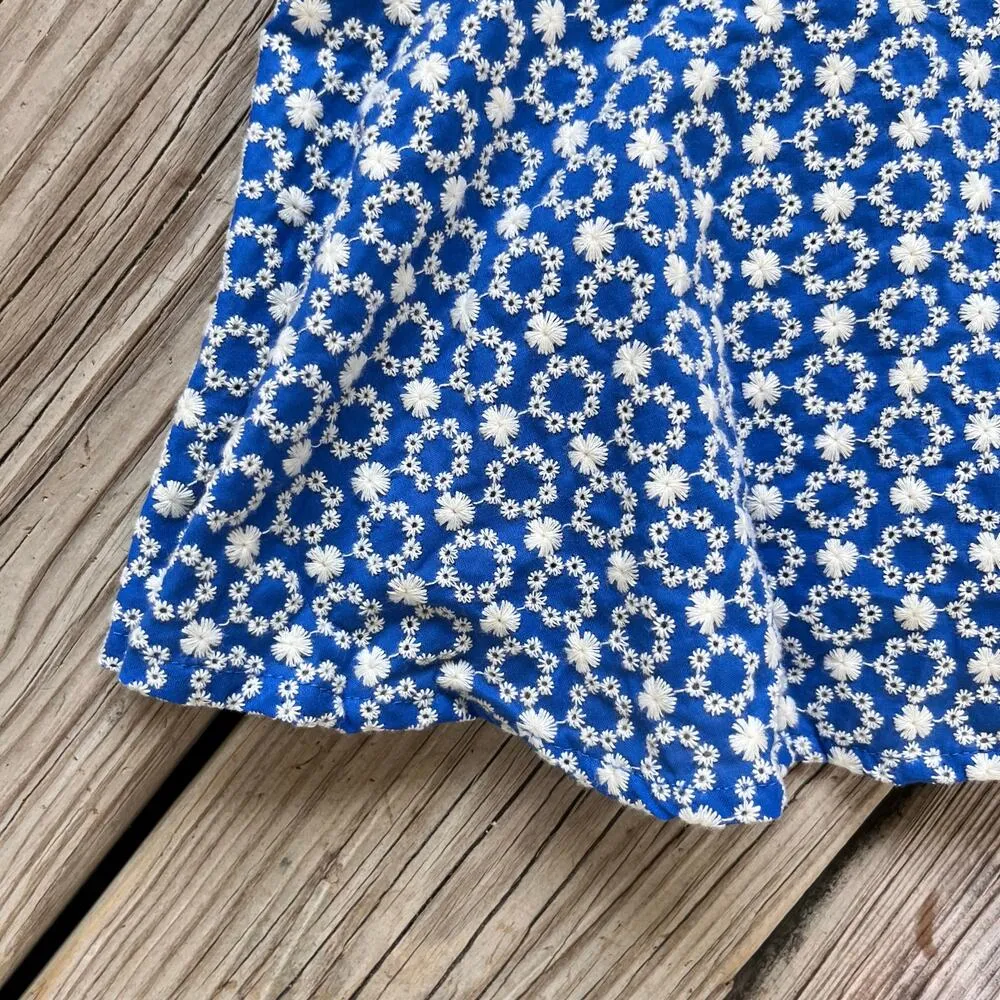 Skies Are Blue Women's Blue Floral Sleeveless Top Size XS. NEW - Image 5