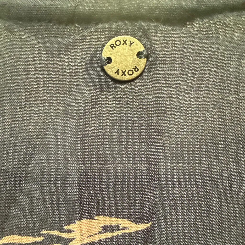 Roxy Juniors Floral Bright Daylight Dress Navy Pink High Low Dress Medium - Image 7