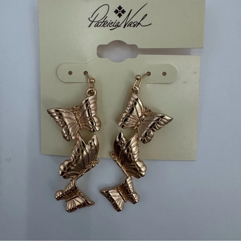 Patricia Nash Multi Butterfly Statement Necklace And Earrings - Image 4