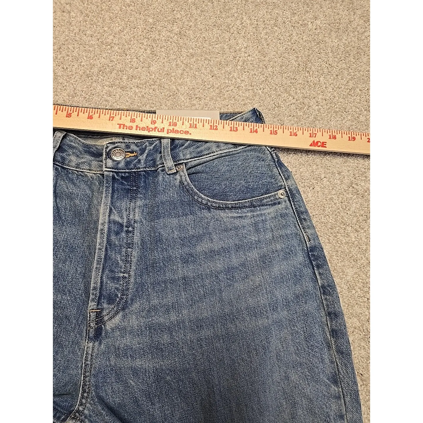 Everlane The Curvy 90s Cheeky Straight Jean‎ Blue Size 30 High Rise New - Image 7