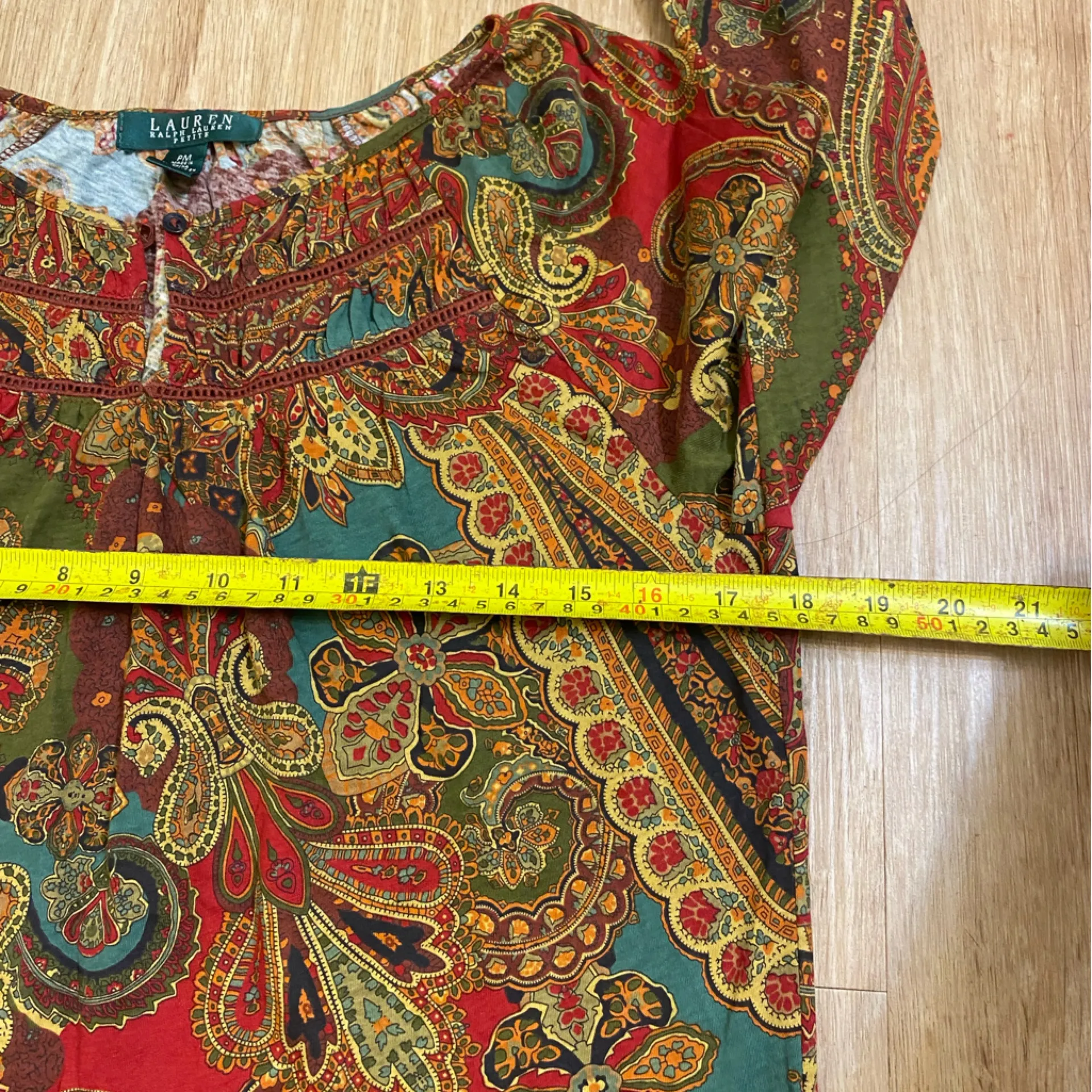 Ralph Lauren Multicolor Paisley Blouse - Image 5