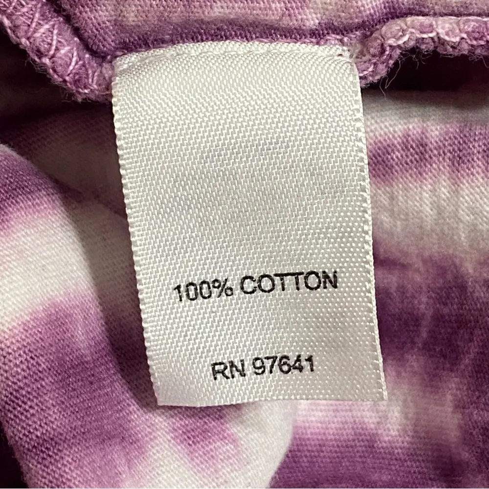 J Jill Purple Shibori Tie Dye T - Image 4