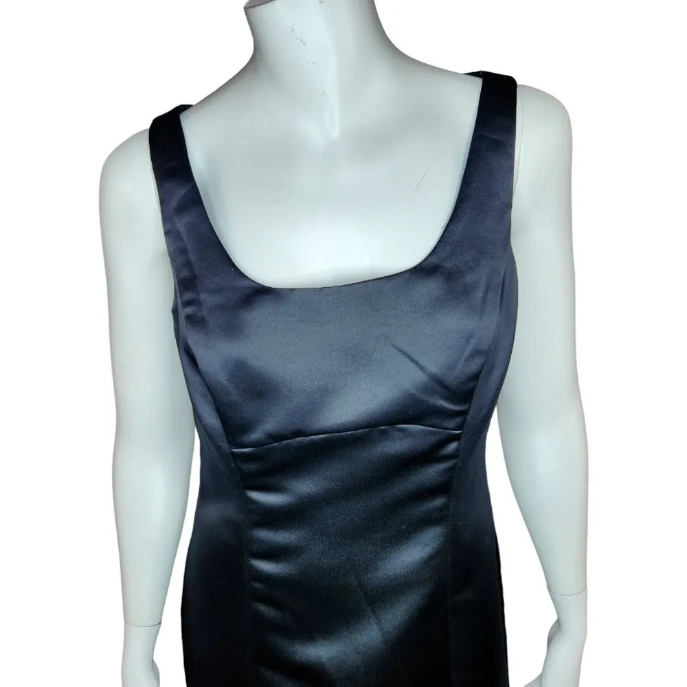 Tahari Womens 6 Black Sleeveless Sheath Midi Cocktail Dress Lined Formal - Image 77