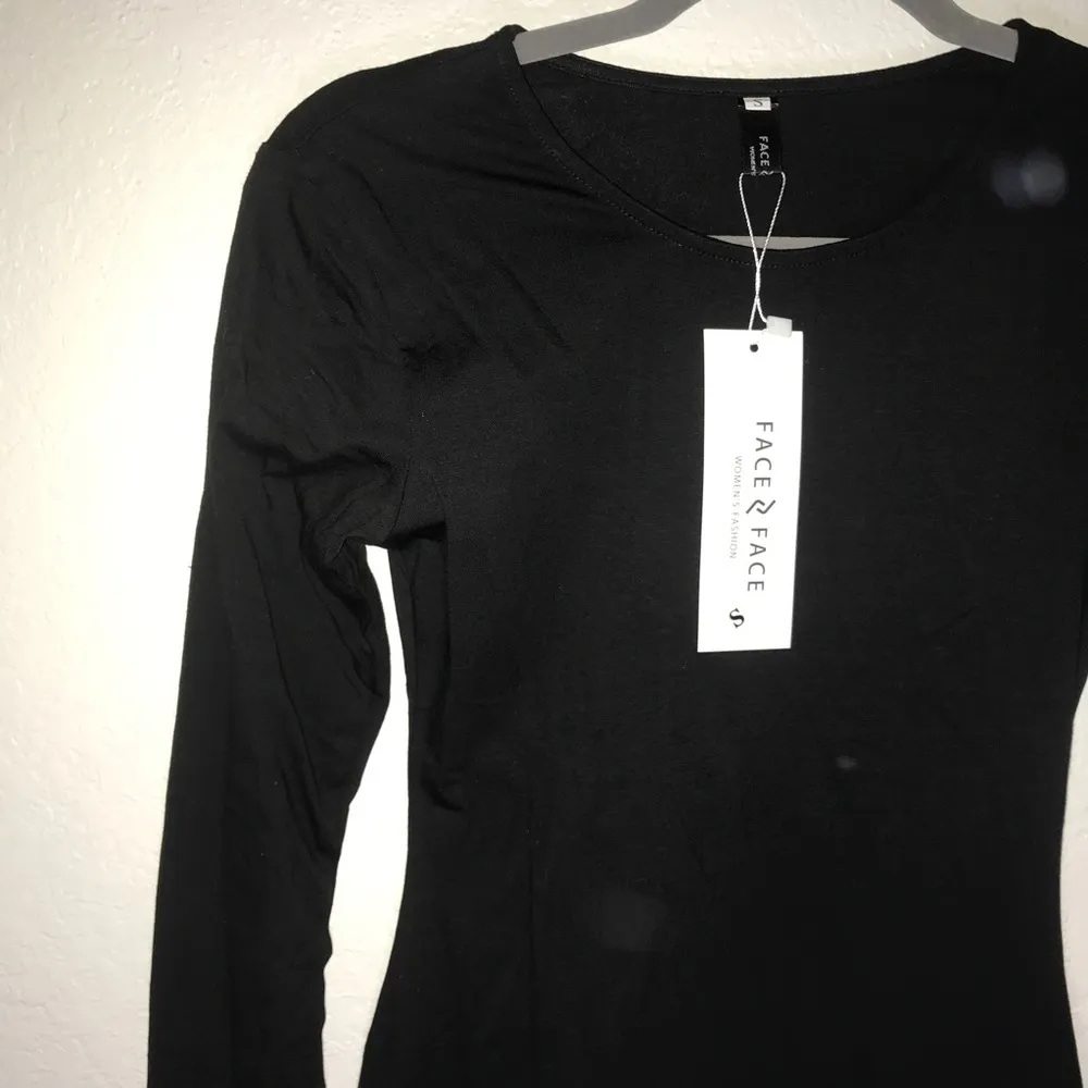 Face N Face Dress Black Fitted Long Sleeve Dress Sz S BNWT (Amazon Brand) - Image 5