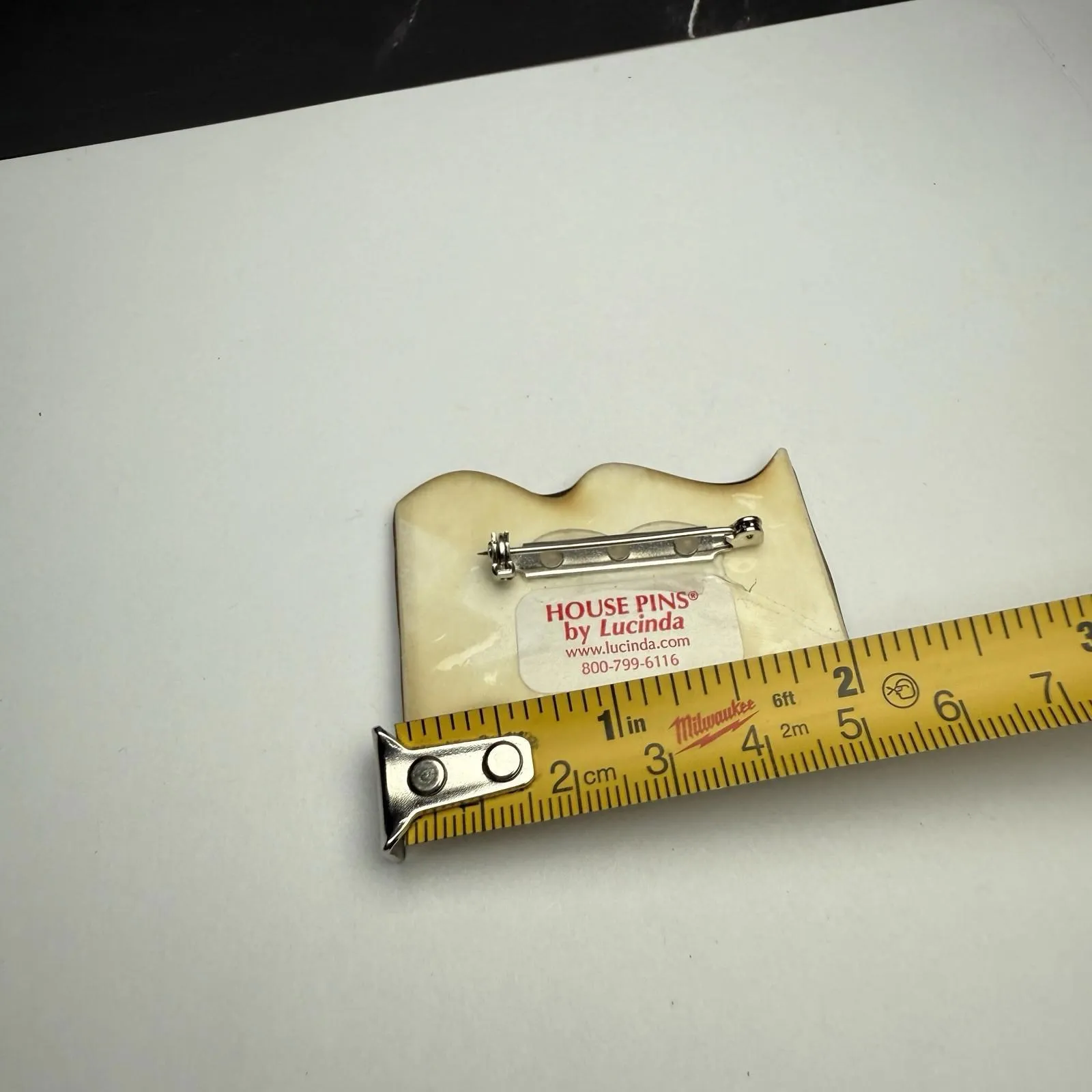 4th Of July Patriotic Theme Signed House Pins By Lucinda Brooch Pin Handcrafted - Image 7