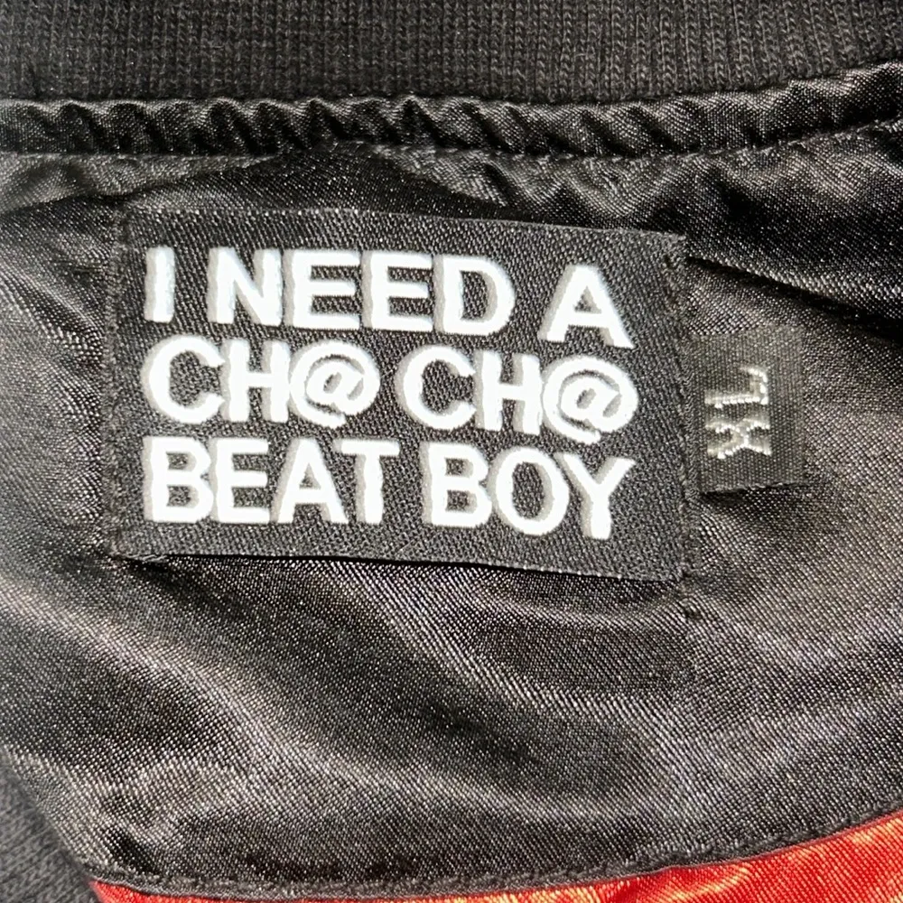 Satin Cha Cha Beat Boy Jacket Size X - Image 6