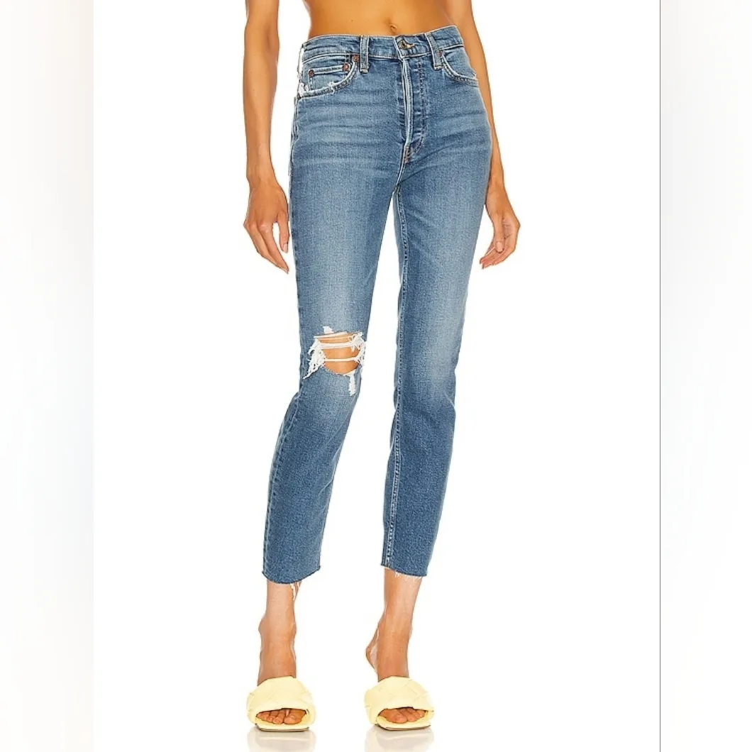 Redone 90s High Rise Indigo Jeans 30 - Image 12