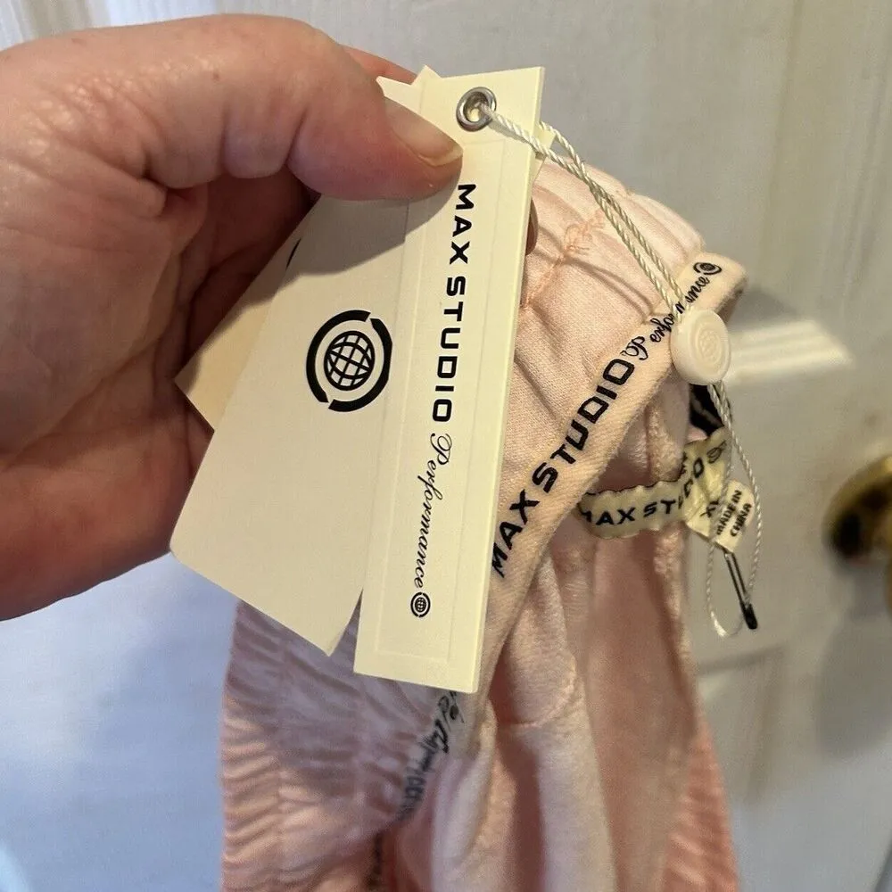 Max Studio Performance‎ Pull on Shorts Pinj Casual Elastic Largw Drawstring NWT - Image 7