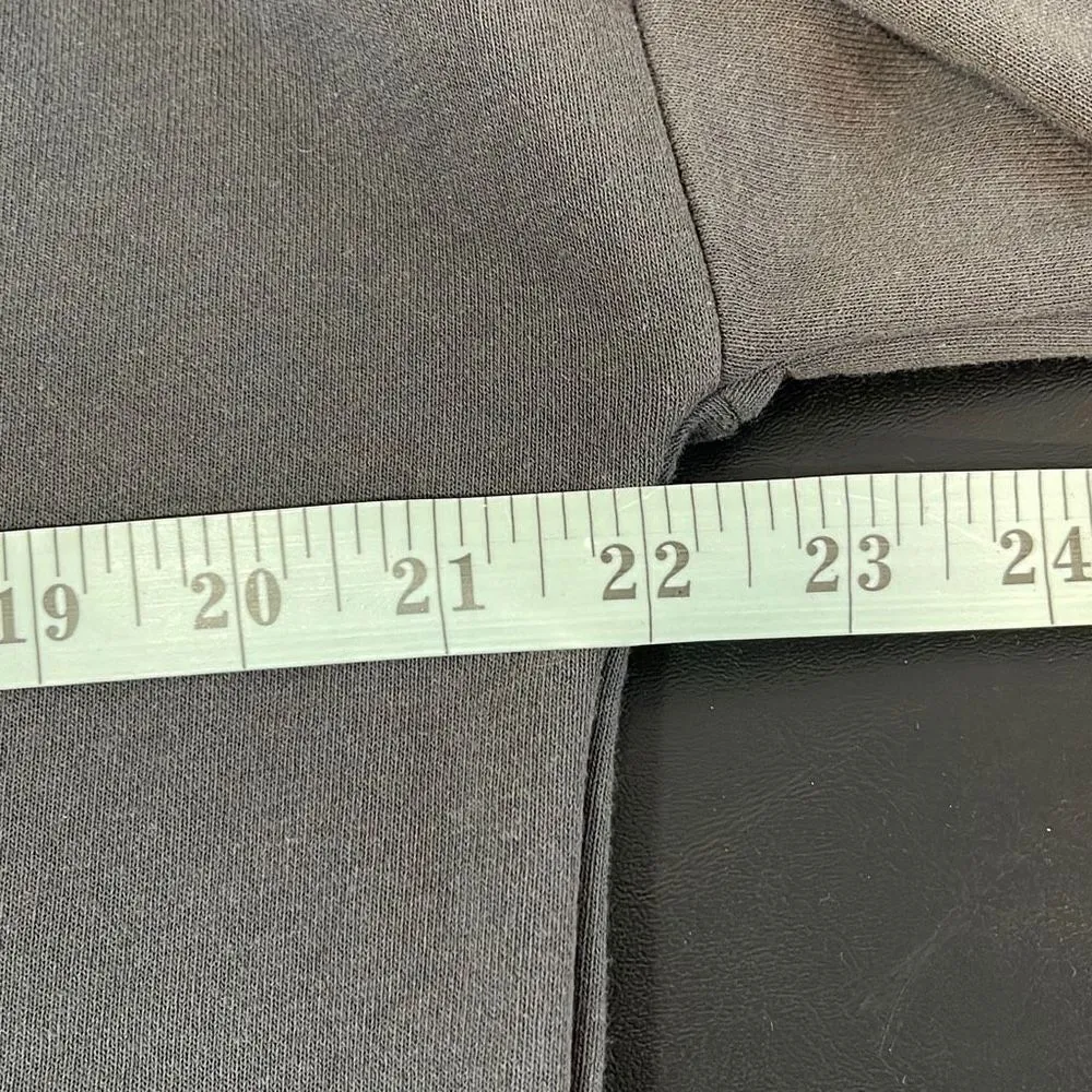 In Loom Women's Pullover Sweatshirt Long Sleeve V Neck Size Small Charcoal Gray - Image 7