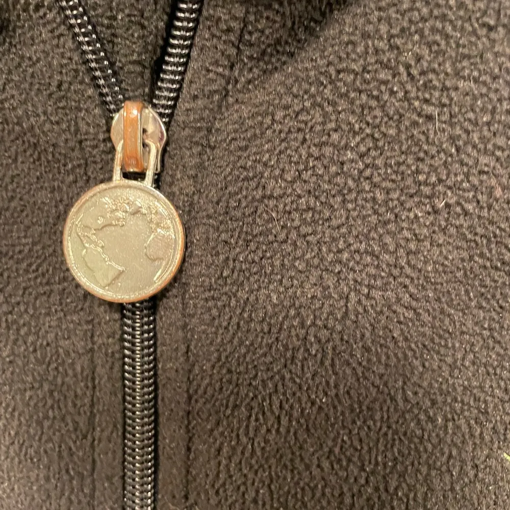 Free planet zip up fleece sweatshirt jacket Size L - Image 3