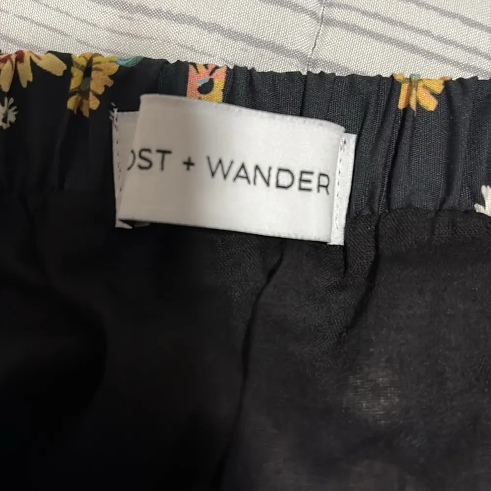 Lost + Wander Black and Yellow Bubble Mini Skirt - Image 4