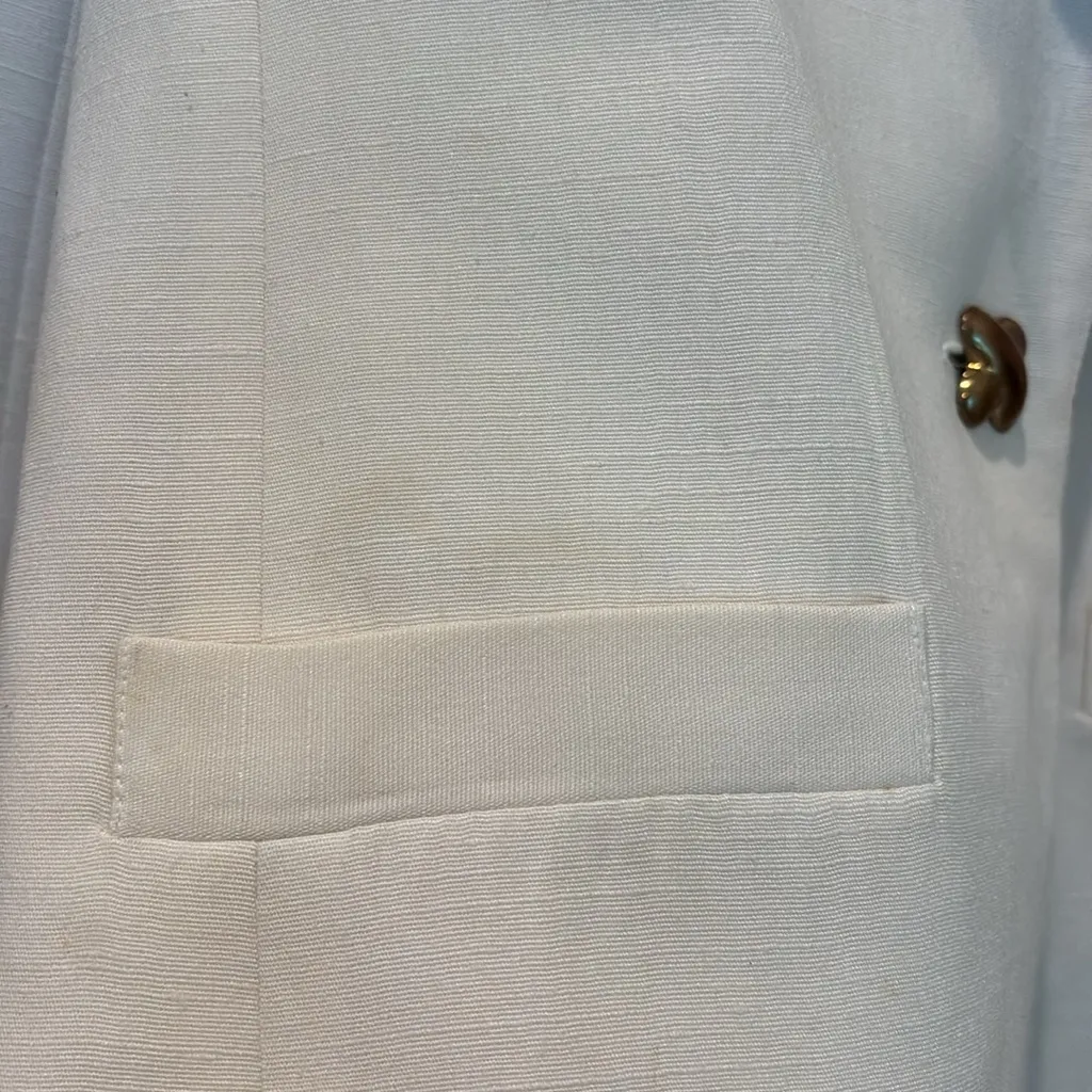 Vtg Jo Hardin Women’s Blazer Heart Flower Applique Size 8 - Image 7