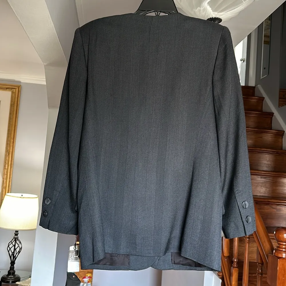 NWT Vintage 90s  for ASL Long Jacket Sz 10 - Image 3