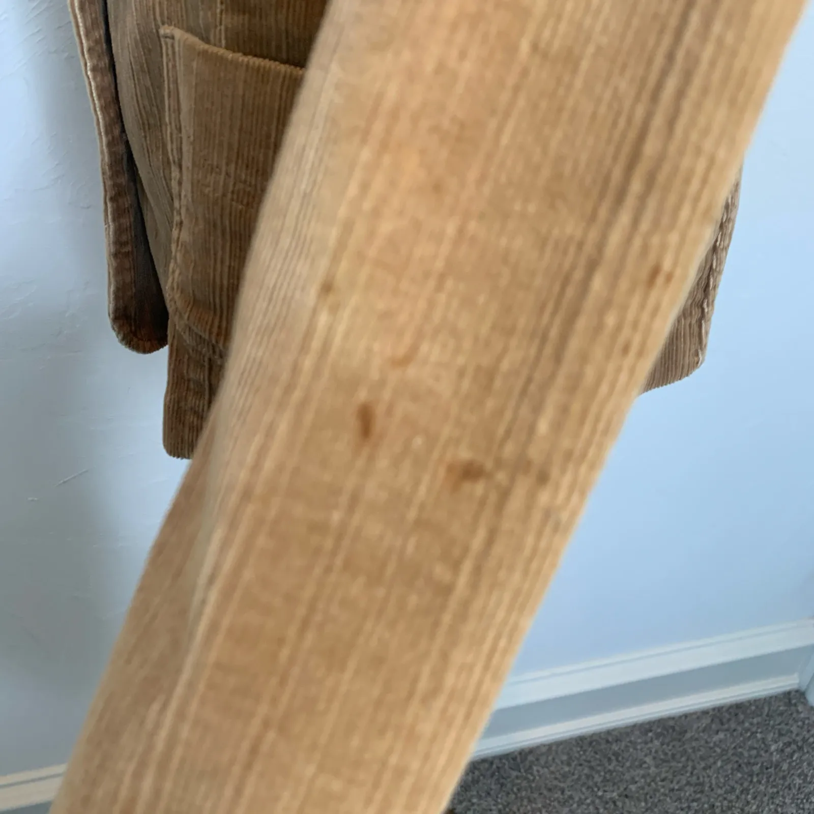 Vintage Corduroy Tan Camel Blazer Vintage Y2K Sz Large Brown - Image 10