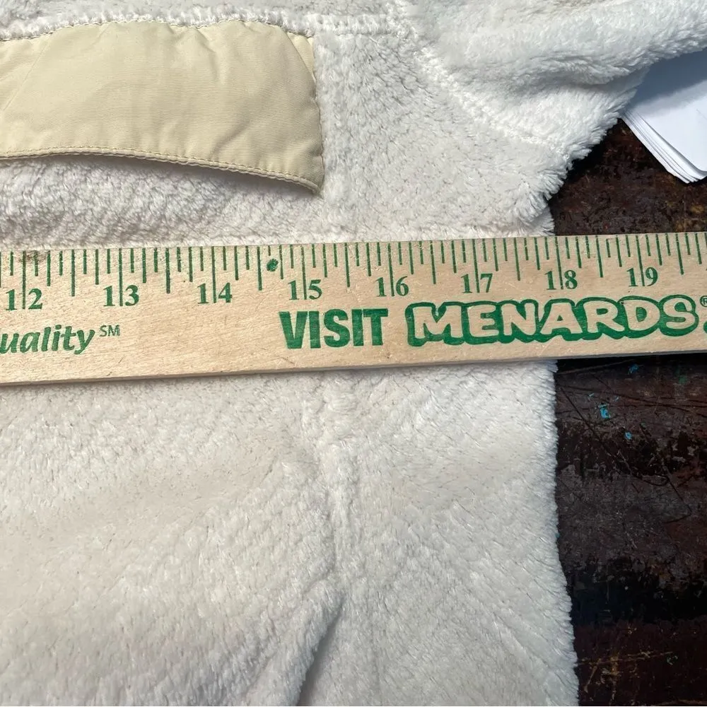 Patagonia Re-Tool Snap-T Fleece Pullover Women’s Size XS Cream Raw Linen‎ - Image 6