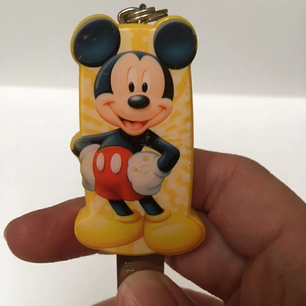 Mickey Mouse blank key fob key chain Yellow - Image 2