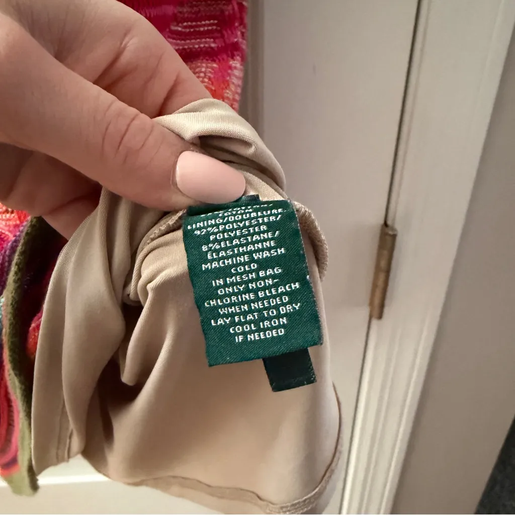 LAUREN Ralph Lauren Sleeveless Sweater Dress Women’s Size Small Retro Striped - Image 8