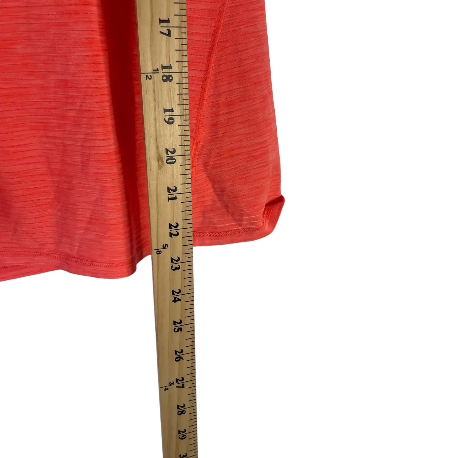 Athleta Women's‎ Size Small Neon Orange Activewear Running Top - Image 9