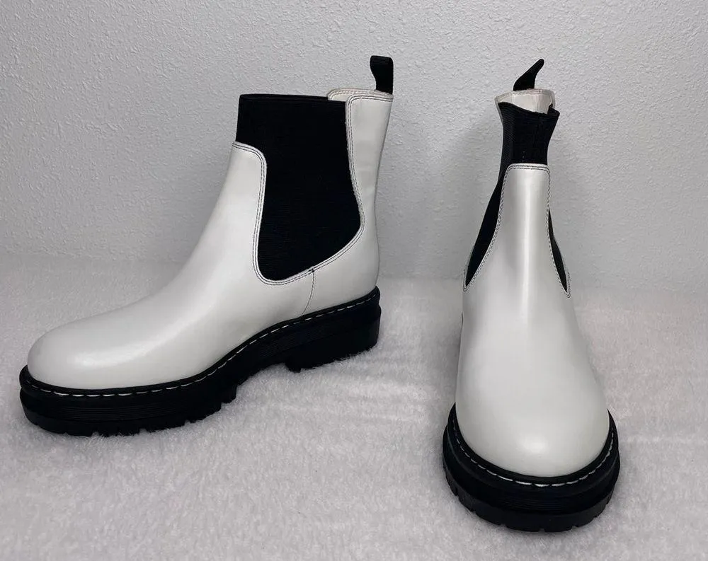 NWOB Marc Fisher Patrick Chelsea Boot in White size 8 - Image 2