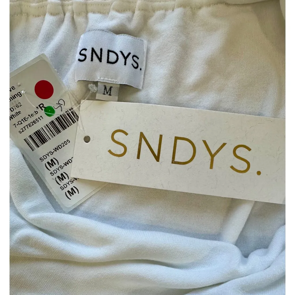 SNDYS Nera Cutout Maxi Dress in White Medium New Womens Cut out Gown - Image 10