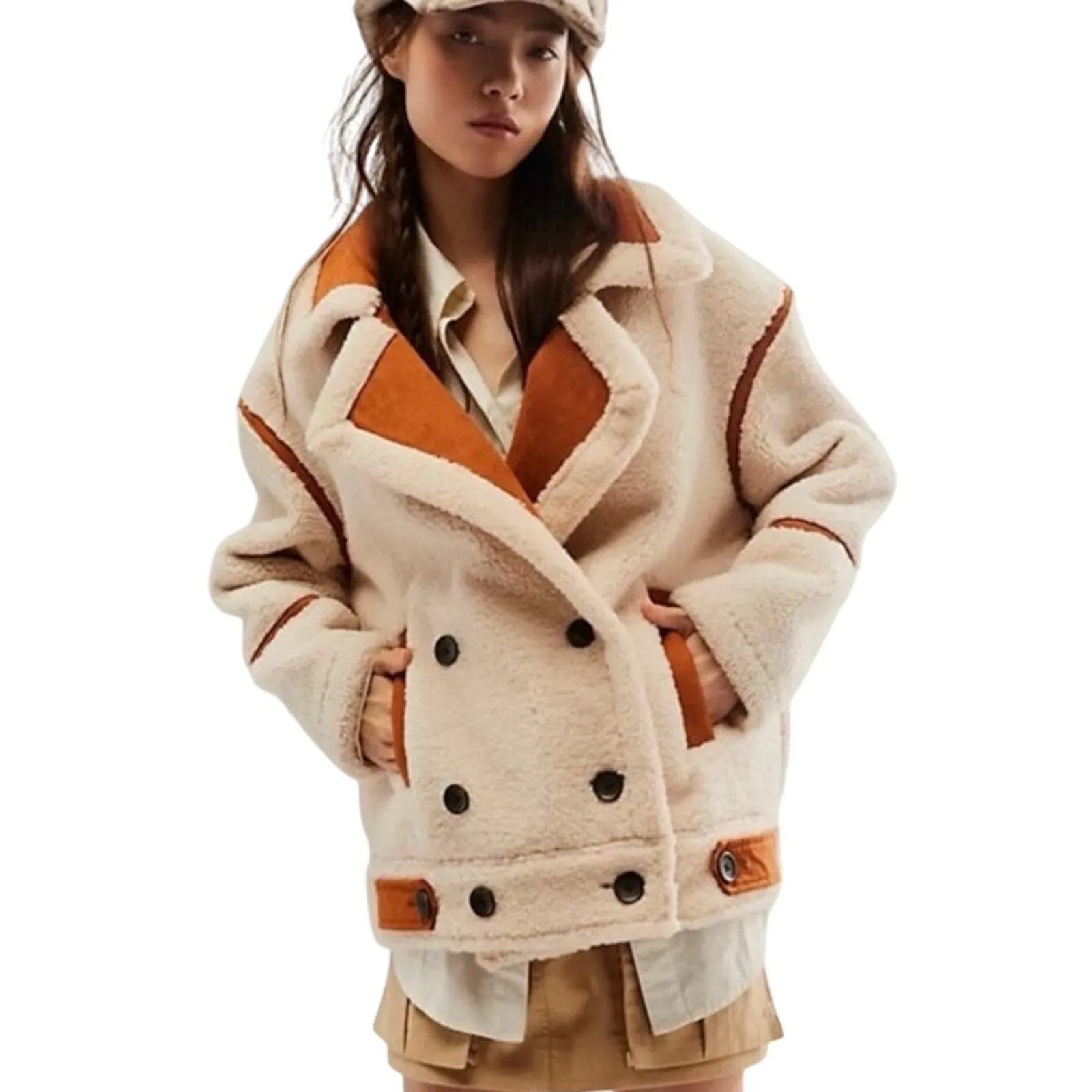 BLANK NYC Out of Town Long Sherpa Bonded Jacket, Size L, New with Tag - Image 6