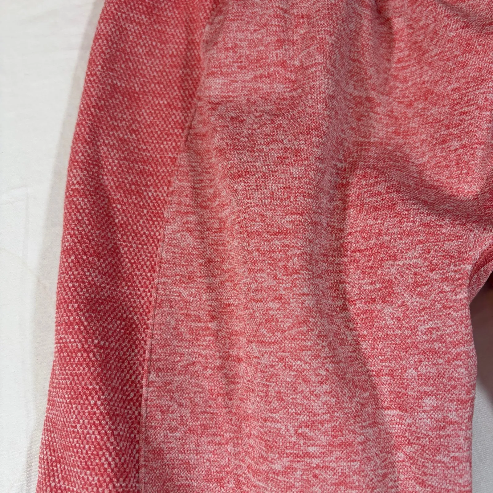 GymShark womens Logo band Strap seamless red leggings.  Size XS, workout, - Image 5