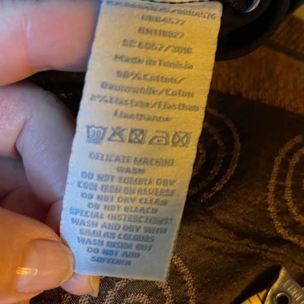 Boden size 4 black sparkling pencil skirt stretchy . - Image 6