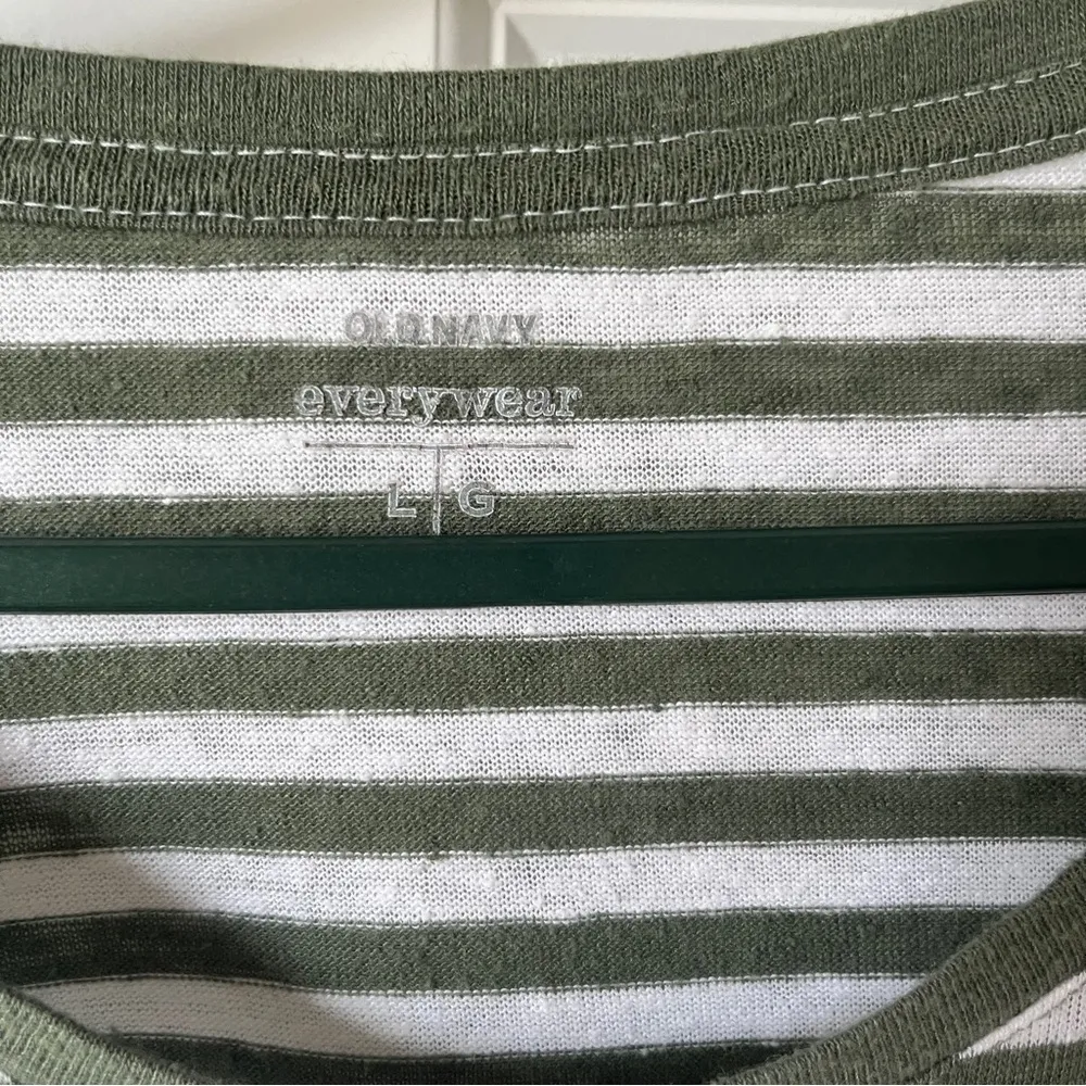 Striped short sleeve shirt - Image 2