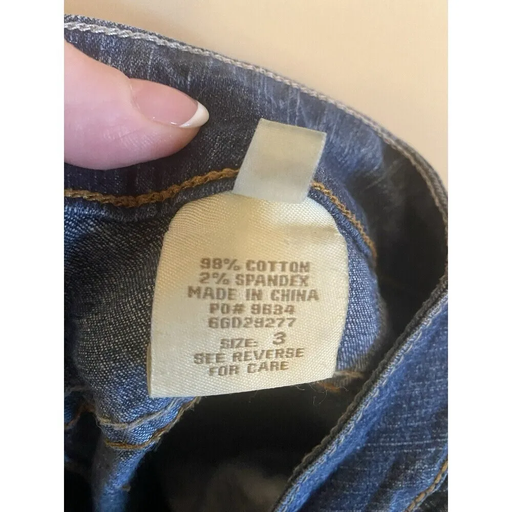 Vintage Y2K Paris Blues Jeans Sz.3 Straight Leg - Image 4