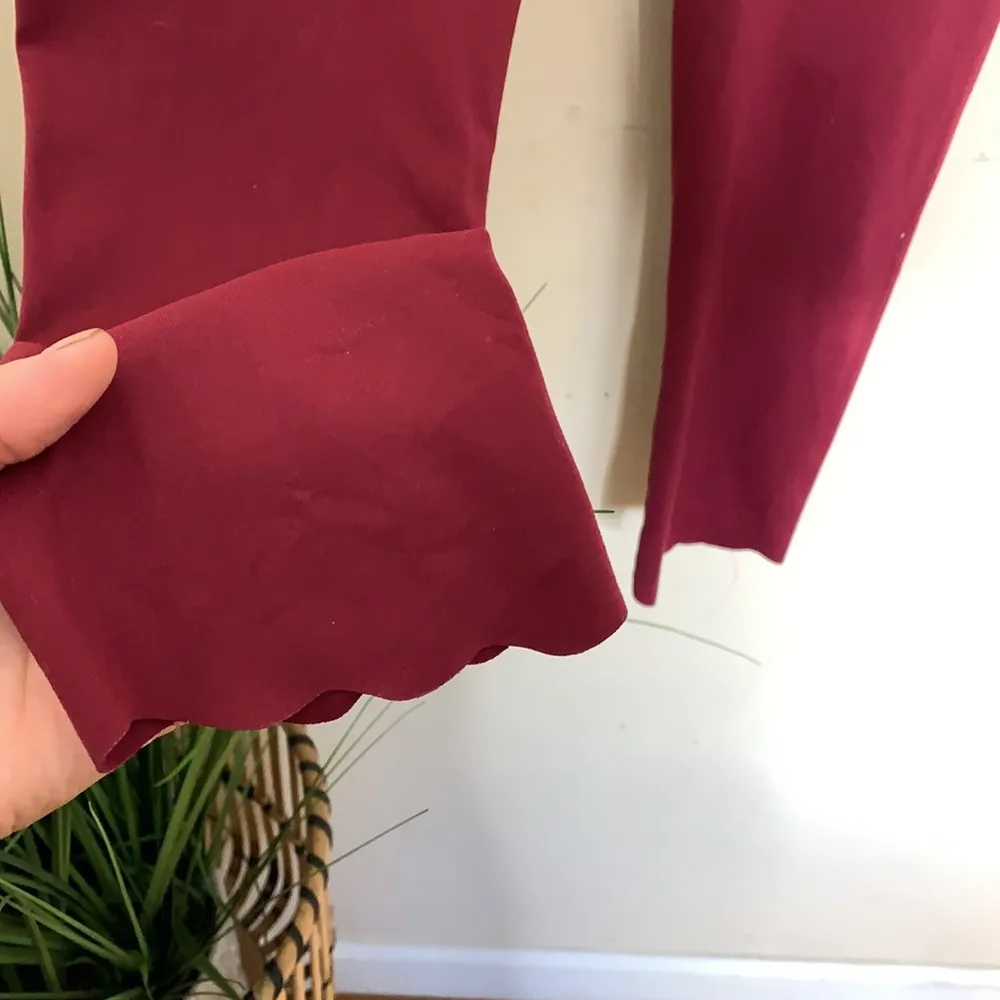 90 degree by reflex •scalloped hem cropped legging - Image 49